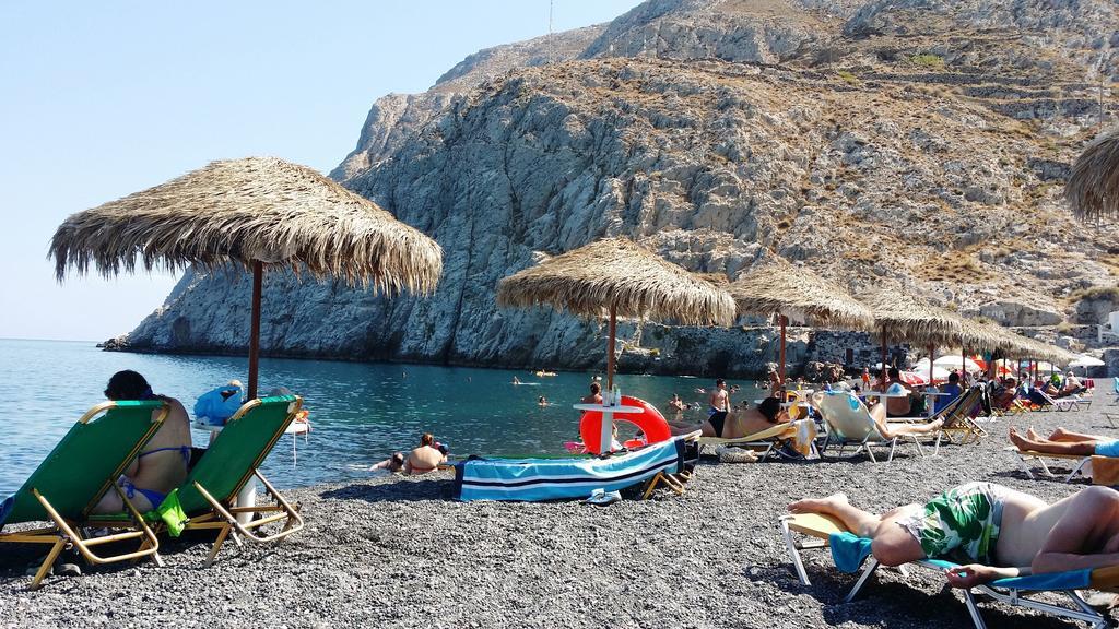 Rodothea And Adams On The Beach, Santorini